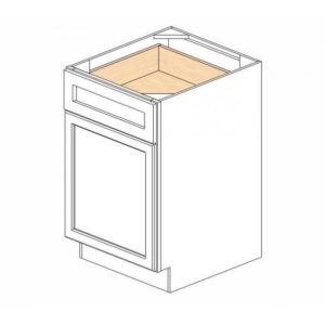 B21 Cherry Glaze Single Door Cabinet (RTA)